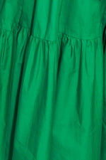 Vestido midi cruzado verde