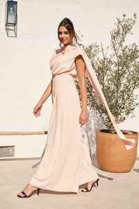 Jumpsuit con volado Peach