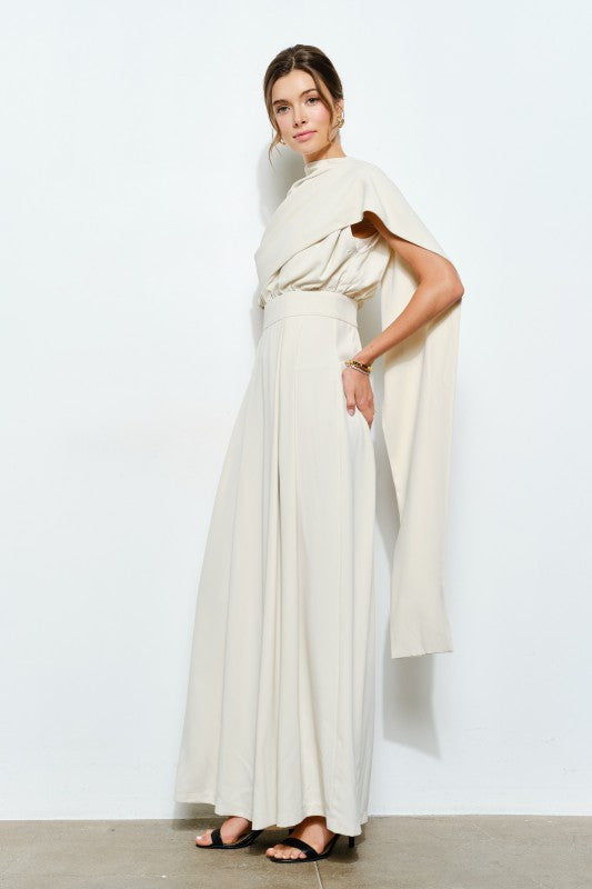 Jumpsuit volado ivory