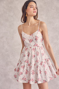 Vestido corto floral