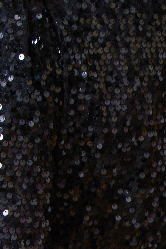 Romper negro lentejuela