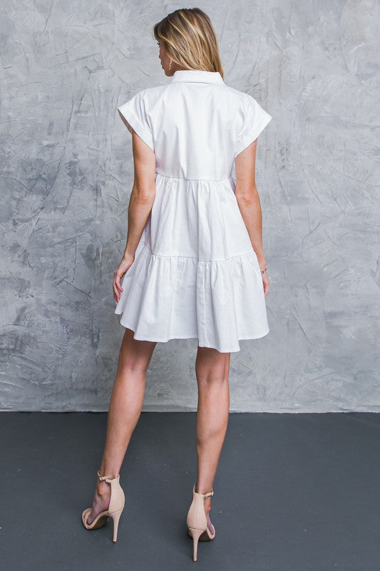 Vestido mezclilla blanco