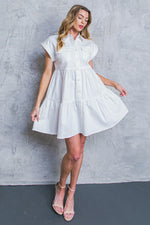 Vestido mezclilla blanco