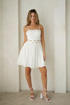 Vestido corto Scallop