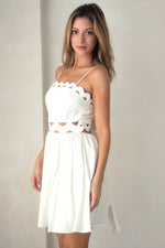 Vestido corto Scallop