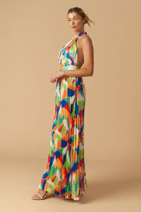 Vestido maxi escote en espalda