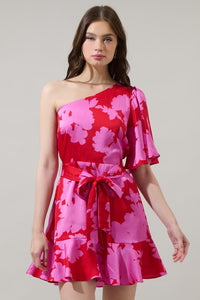 Vestido corto Cherry-Pink