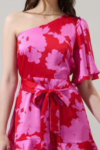 Vestido corto Cherry-Pink