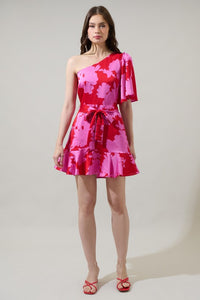 Vestido corto Cherry-Pink