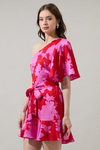 Vestido corto Cherry-Pink
