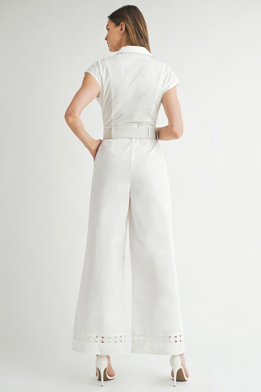 Jumpsuit con encaje