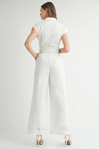 Jumpsuit con encaje