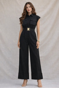 Jumpsuit utility Negro