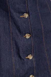 Vestido corto mezclilla