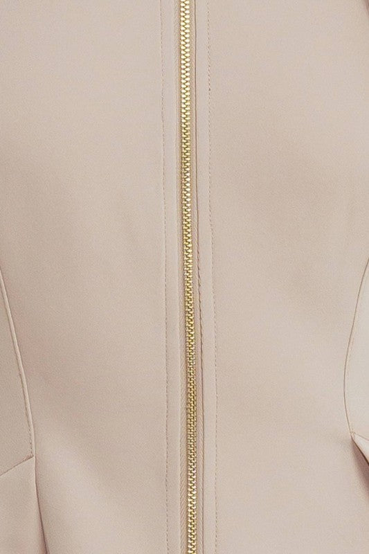 Vestido midi Light-beige