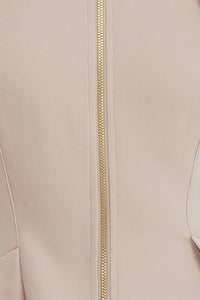 Vestido midi Light-beige