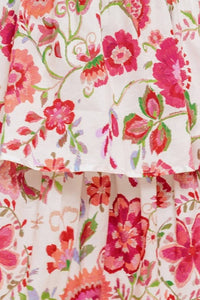 Vestido maxi Ivory-red