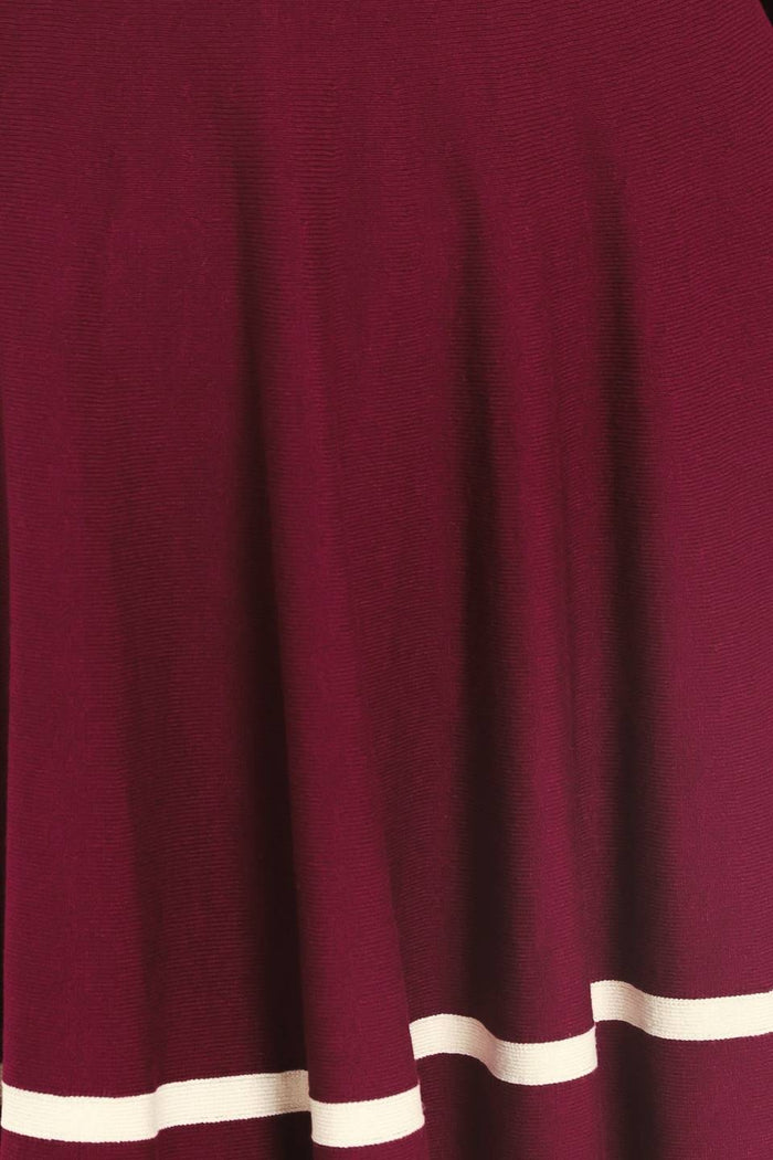 Vestido corto vino