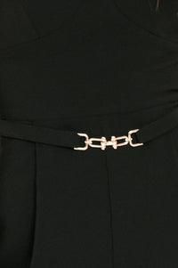 Romper negro con cinturón