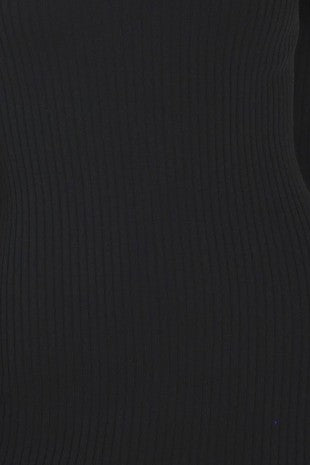 Vestido midi tejido cuello alto