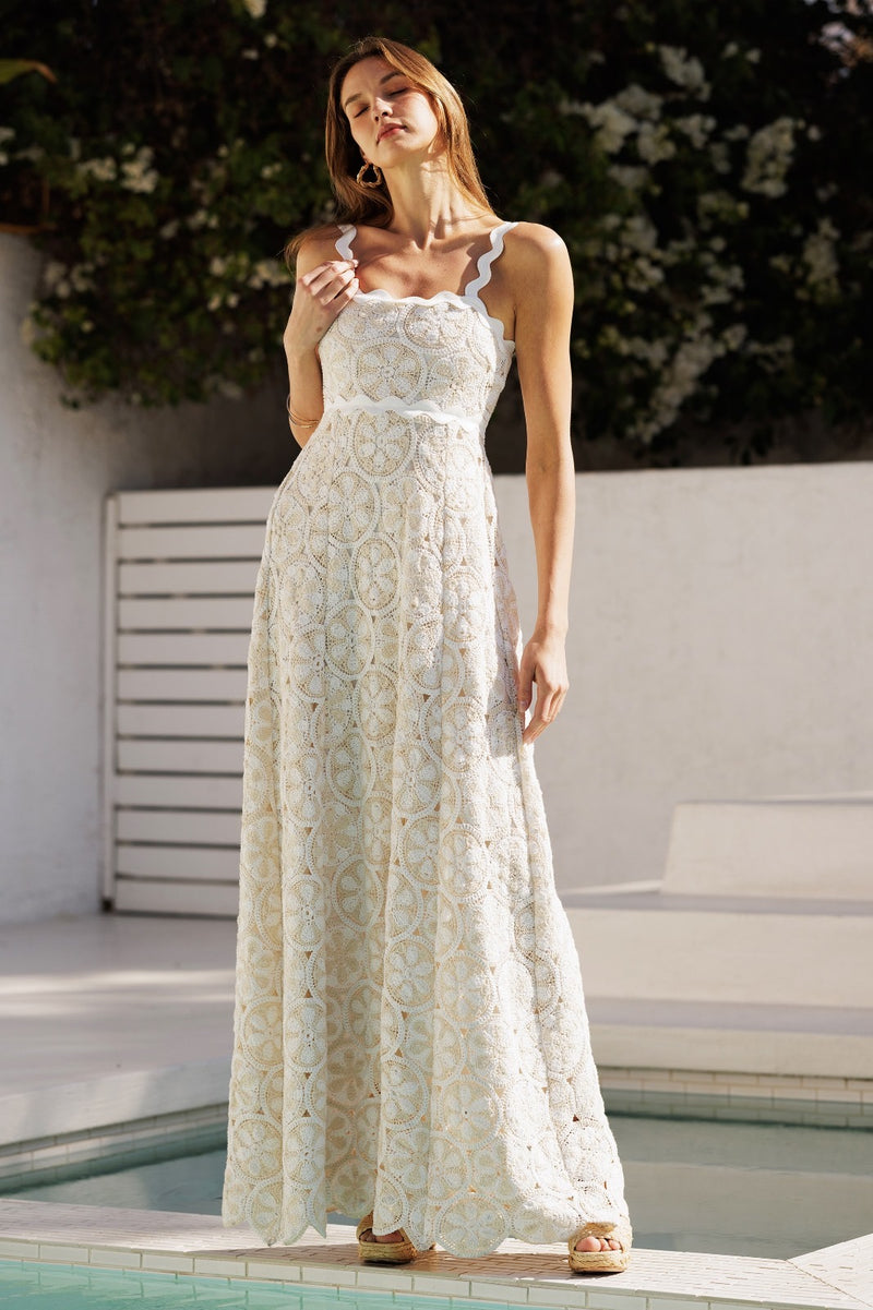 Vestido Maxi cut out espalda