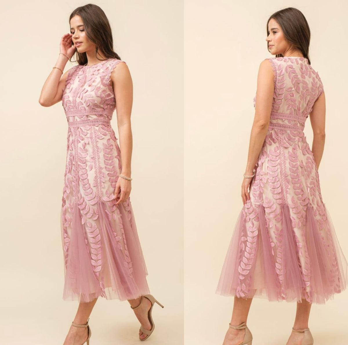 Vestido Hojas