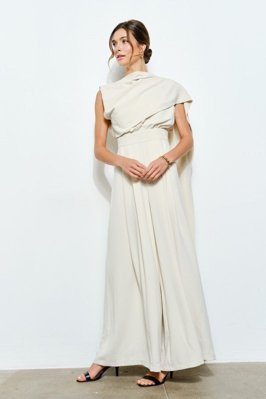 Jumpsuit volado ivory