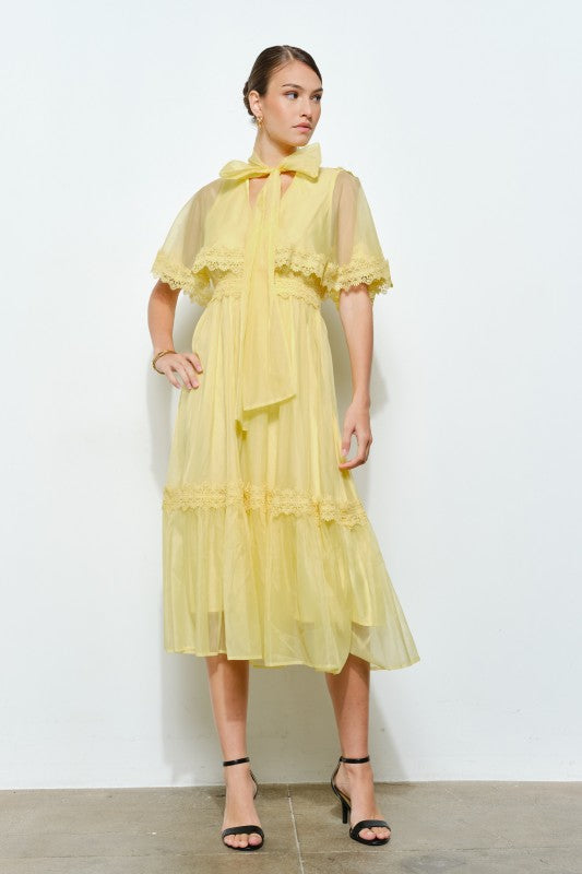 Vestido Bow Tie Lemon