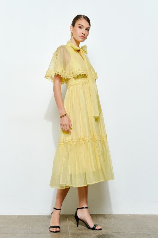 Vestido Bow Tie Lemon
