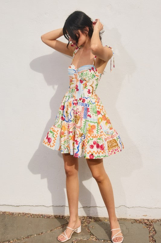 Vestido mini Summer picnic