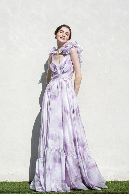 Vestido Maxi Lavanda