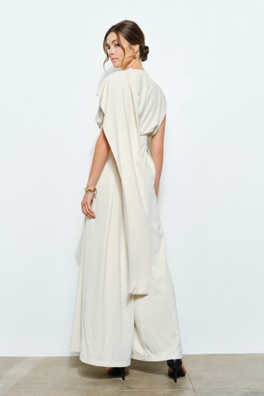 Jumpsuit volado ivory