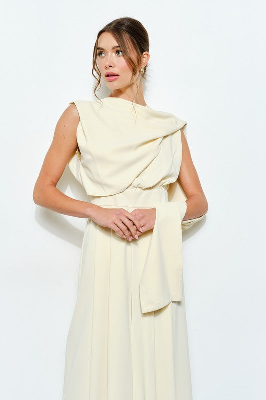 Jumpsuit con volado Lemon