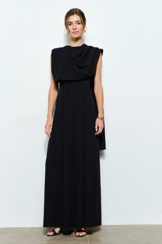 Jumpsuit volado Negro