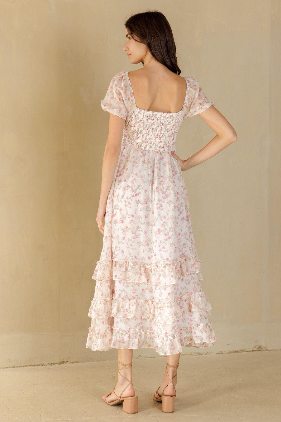 Vestido midi romantic