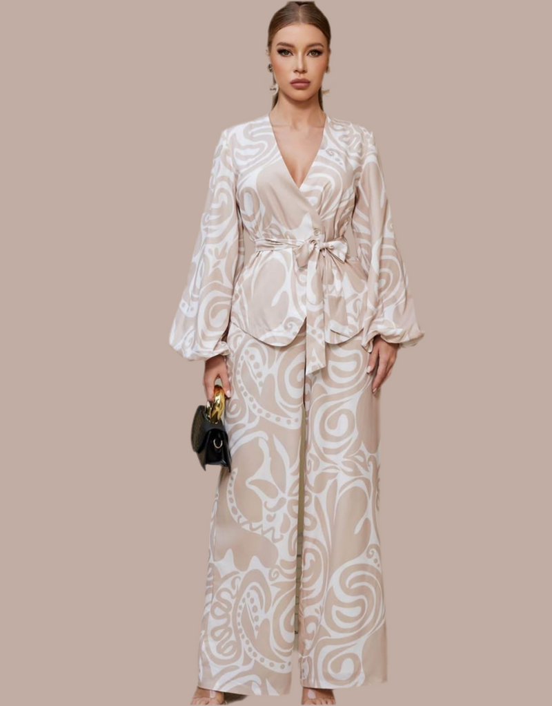 Set Beige-blanco