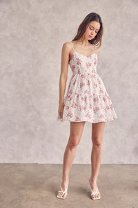 Vestido corto floral