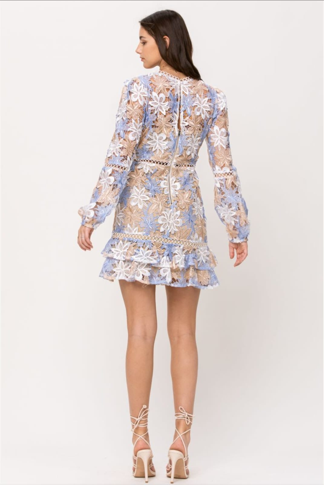 Vestido corto Blue Multi