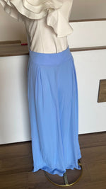 Pantalón wide leg Azul claro