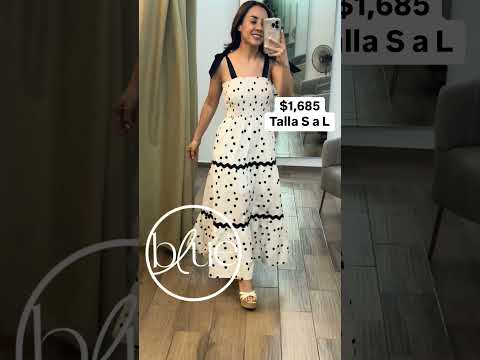 Vestido midi polka dot