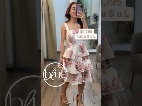 Vestido corto floral sin mangas