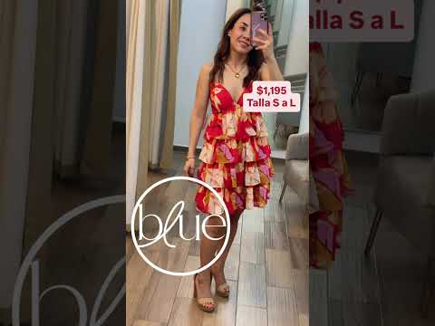 Vestido corto con olanes rojo