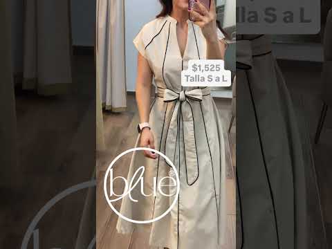 Vestido midi vivos en negro
