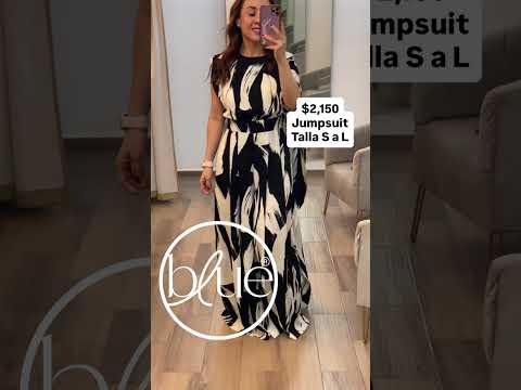 Jumpsuit estampado negro y blanco