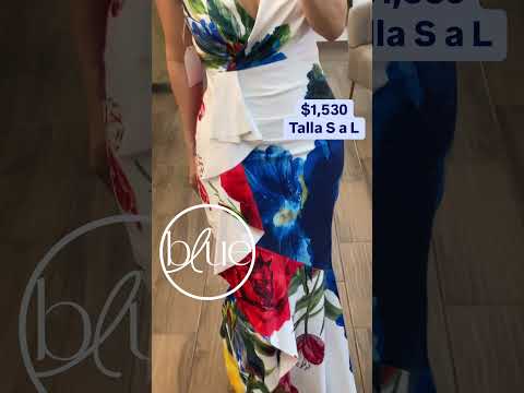 Vestido maxi floreado