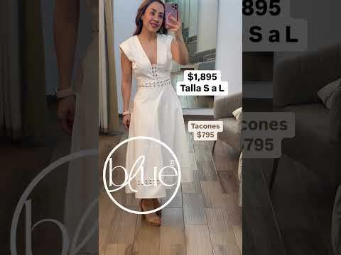 Vestido midi con encaje en cintura