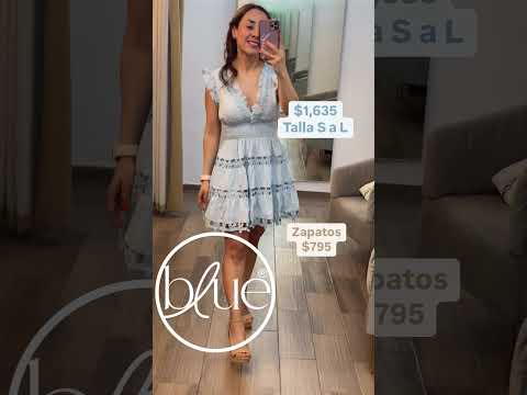 Vestido corto blue